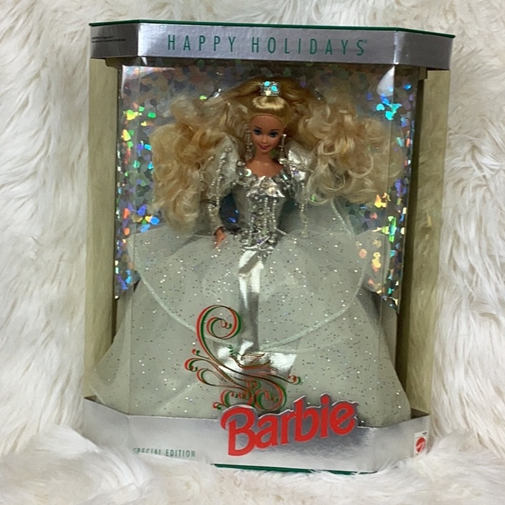 Vtg. Happy Holidays Barbie 1992